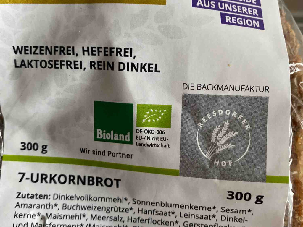 7-Urkornbrot, weizenfrei, hefefrei, laktosefrei, rein Dinkel von | Hochgeladen von: MelanieB