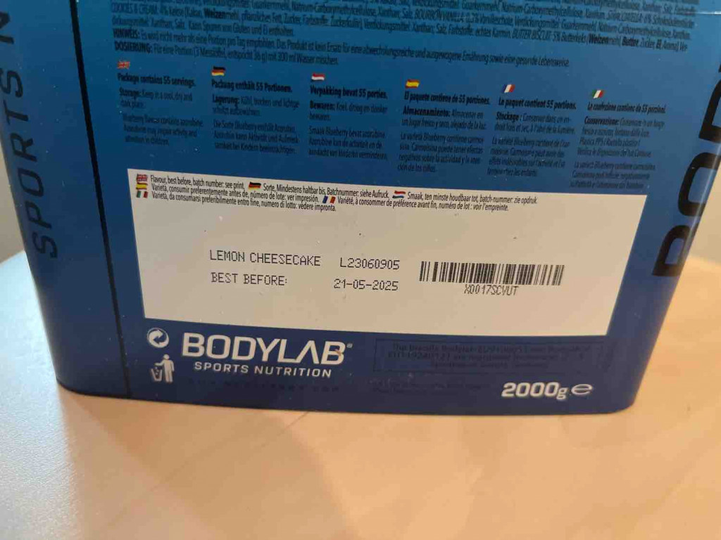 Bodylab24. whey protein Zitrone-Käsekuchen von smeabc | Hochgeladen von: smeabc