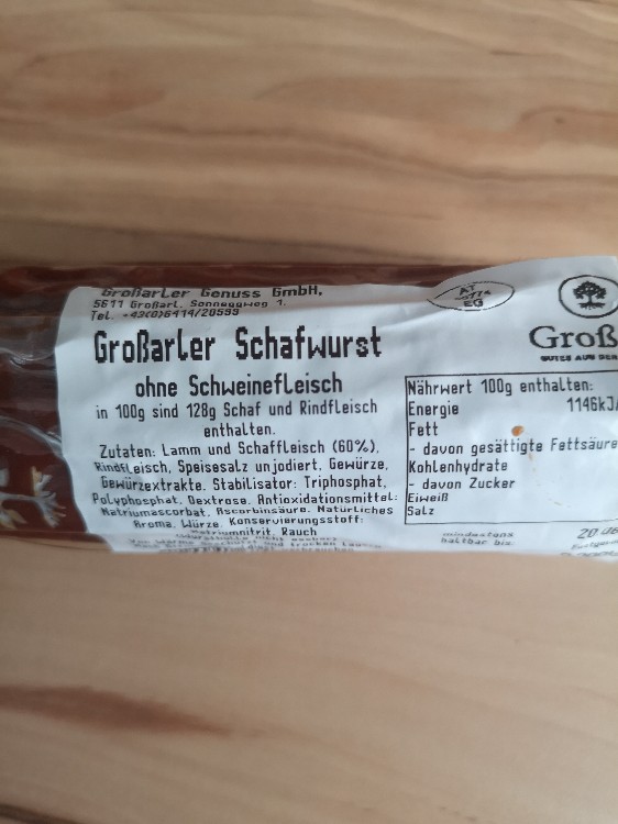 Großlarler Schafwurst, Ohne Schweinefleisch von Lone Ranger 007 | Hochgeladen von: Lone Ranger 007