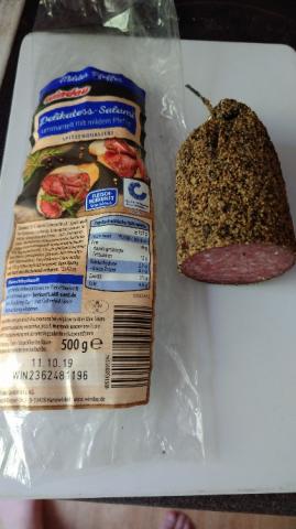 Delikatess Salami, ummantelt mit mildem Pfeffer von SandUhrGucke | Hochgeladen von: SandUhrGucker