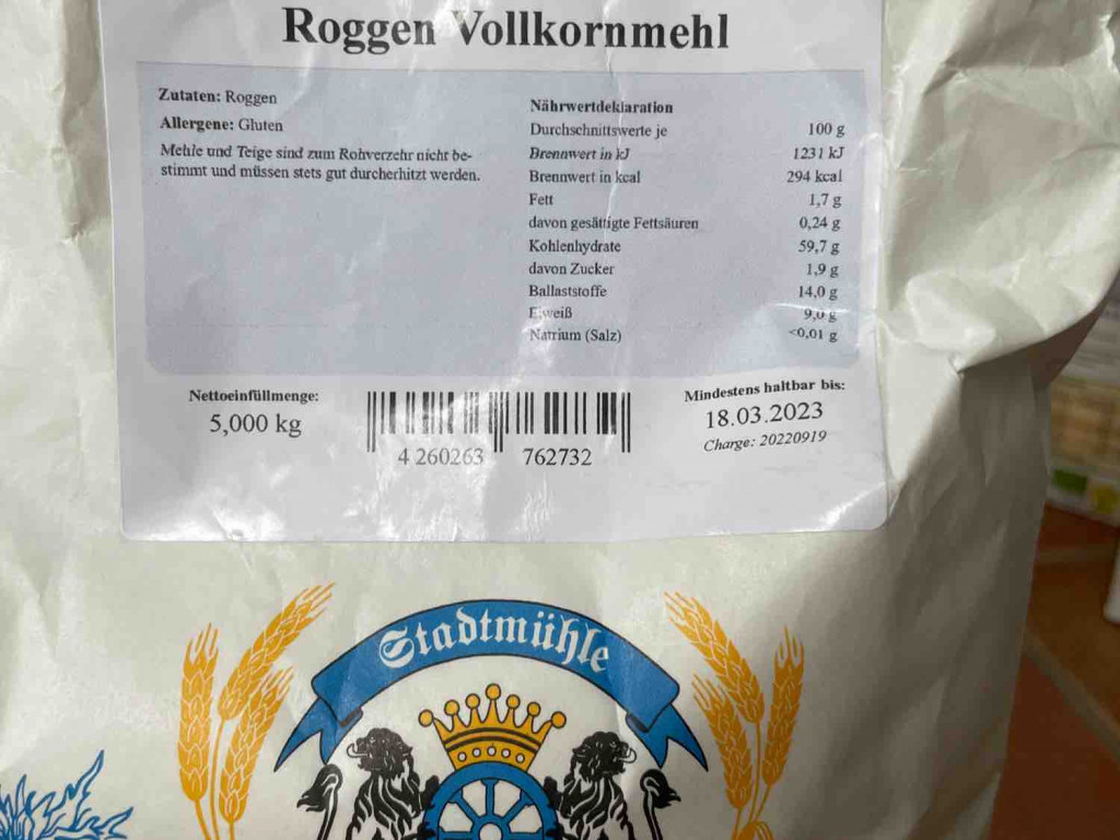 Roggen Vollkorn Mehl von Wedelinska | Hochgeladen von: Wedelinska