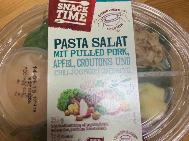 Pasta Salat mit Pulle Pork von Platzelk | Hochgeladen von: Platzelk