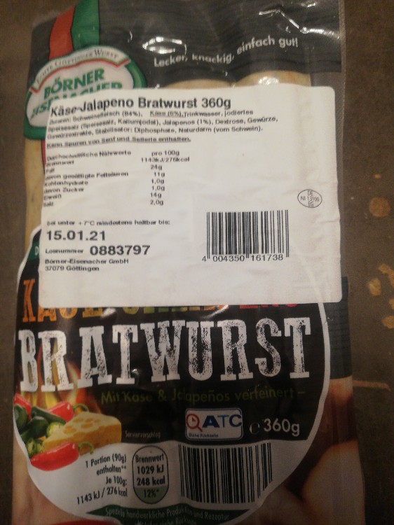 Käse Jalapeno Bratwurst von marc89 | Hochgeladen von: marc89