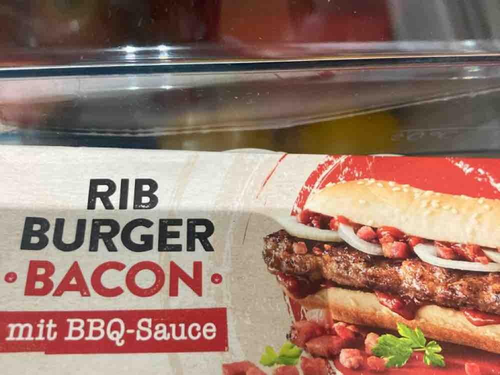 Rib Burger Bacon mit BBQ sauce von leonieanastasia | Hochgeladen von: leonieanastasia