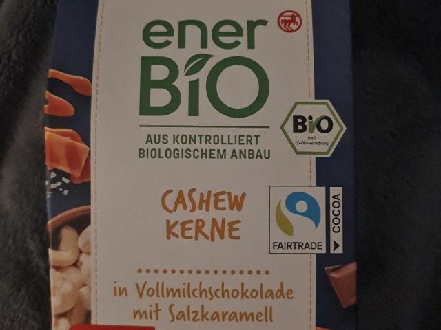 Enerbio Cashewkerne, Vollmilchschokolade mit Salzkaramell von Co | Hochgeladen von: CookieSweetCookie