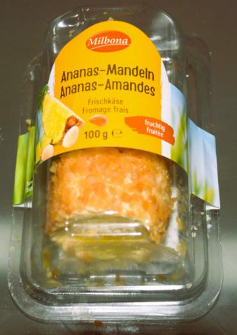 Milbona, Ananas-Mandel Frischkäse, fruchtig | Hochgeladen von: aoesch