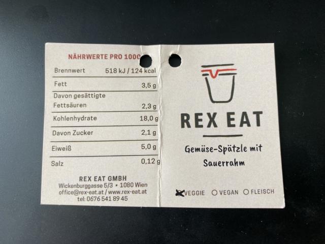Rex Eat: Gemüse-Spätzle mit Sauerrahm | Hochgeladen von: chriger