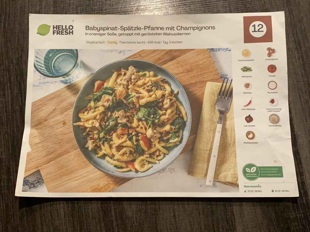 Babyspinat Spätzle Pfanne mit Champignons, Hello Fresh von LenaC | Hochgeladen von: LenaC1808 Babyspinat Spätzle Pfanne mit Champignons, Hello Fresh von LenaC | Hochgeladen von: LenaC1808