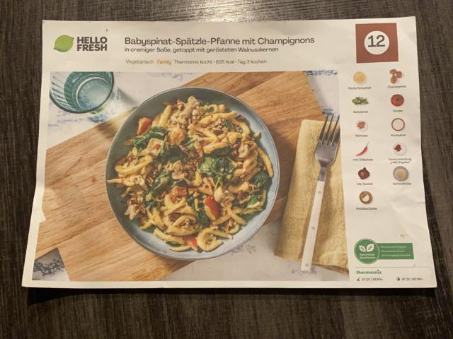 Babyspinat Spätzle Pfanne mit Champignons, Hello Fresh von LenaC | Hochgeladen von: LenaC1808 Babyspinat Spätzle Pfanne mit Champignons, Hello Fresh von LenaC | Hochgeladen von: LenaC1808