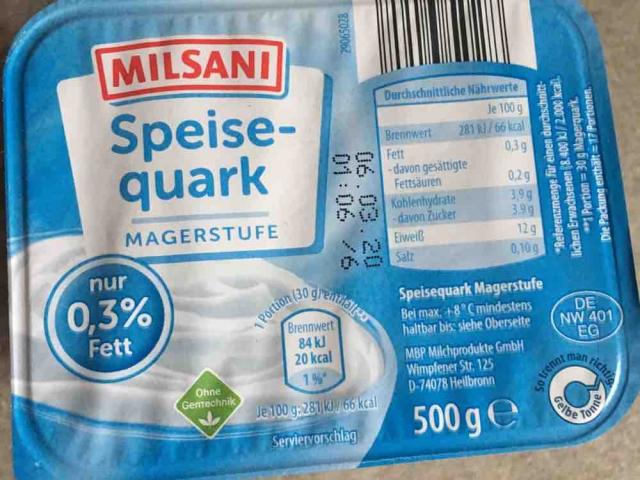 Speisequark O,3 % Fett, Milsani von sibel12345 | Hochgeladen von: sibel12345