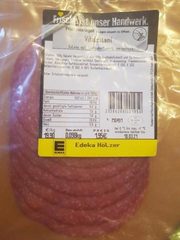 Vitalsalami, Salami mit Truthahnfleisch, Frischesiegel von levim | Hochgeladen von: levimaus