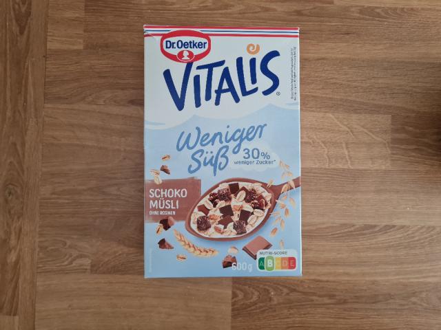 Vitalis Knusper Schoko Müsli (weniger süß), 30% weniger Zucker b | Uploaded by: coziness