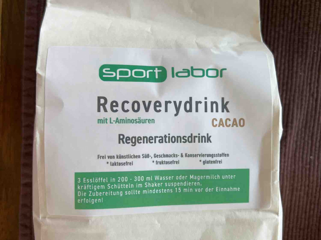 Sportlabor Recoverydrink, Cacao von Frän Ki | Hochgeladen von: Frän Ki