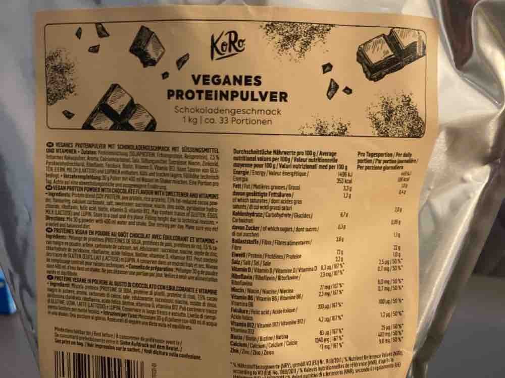 Veganes Proteinpulver, Schokoladengeschmack von MoE08 | Hochgeladen von: MoE08