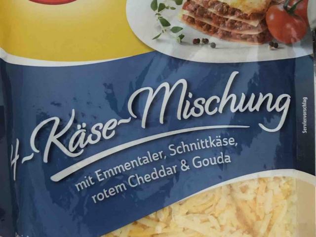 4-Käse-Mischung, mit Emmentaler, Schnittkäse, rotem Cheddar und  | Hochgeladen von: barbaraalbers9784