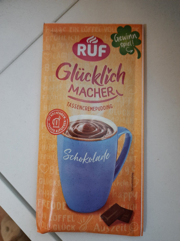 Glücklich Macher Tassencremepudding, Schokolade von buecherbine | Hochgeladen von: buecherbine