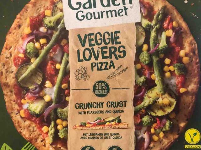 Veggie Lovers Pizza, Crunchy Crust  with flaxseeds and quinoa by | Uploaded by: VLB