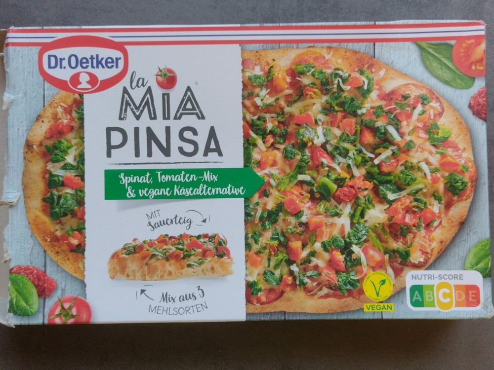 la Mia Pinsa Spinat Tomate vegan von Lenni | Hochgeladen von: Lenni