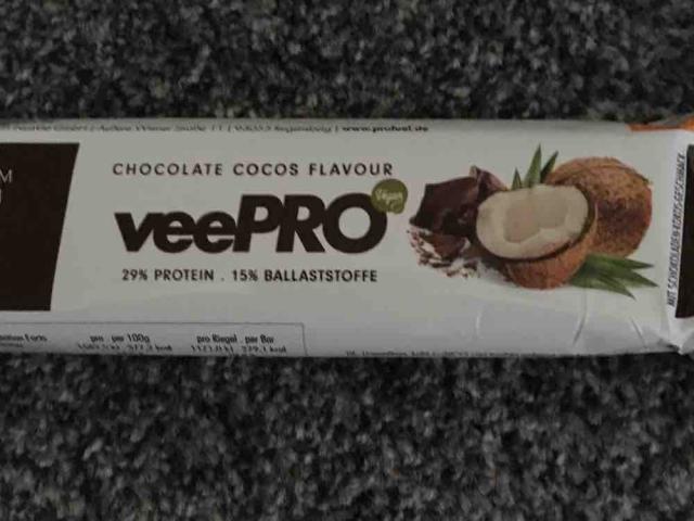veePRO Schokolade Kokos, Veganer Proteinriegel von BAUERSEPP | Hochgeladen von: BAUERSEPP