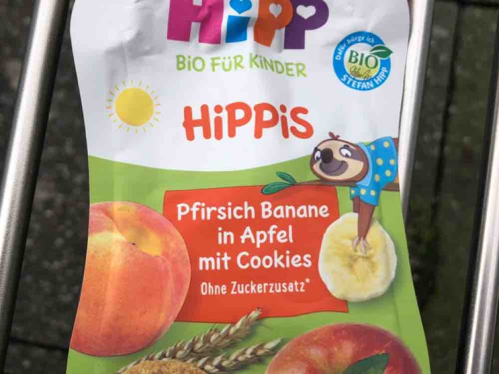 Hippis, Pfirsich  Banane in Apfel mit Cookies von Friederike06 | Hochgeladen von: Friederike06