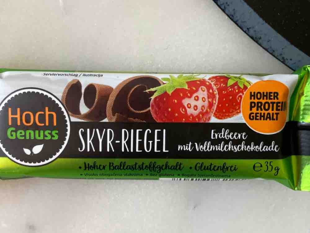 Skyr-Riegel, Erdbeere mit Vollmilchschokolade von petwe84 | Hochgeladen von: petwe84
