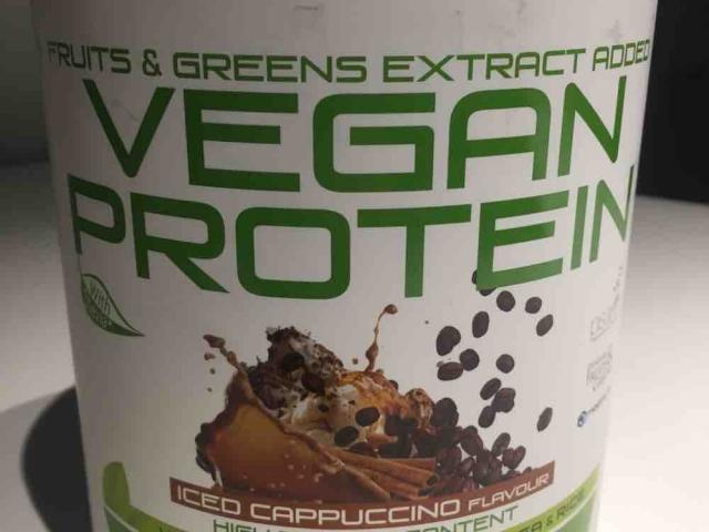 vegan protein, iced  cappuccino flavor by luisahgn | Uploaded by: luisahgn