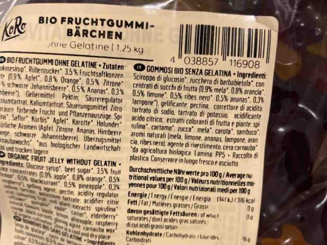 Bio Fruchtgummi Bärchen, vegan von Ivylienchen | Hochgeladen von: Ivylienchen