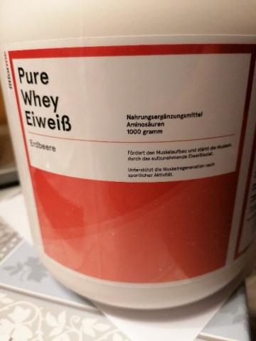 fitforme Pure Whey Eiweiß  Erdbeere by PapaJohn | Uploaded by: PapaJohn