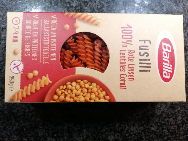 Barilla Fusilli, 100% rote Linsen von prcn923 | Hochgeladen von: prcn923