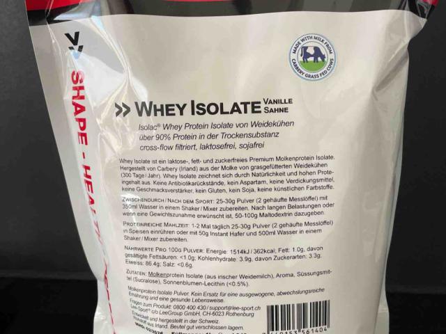 Whey Isolate, Vanille Sahne von King1403 | Hochgeladen von: King1403