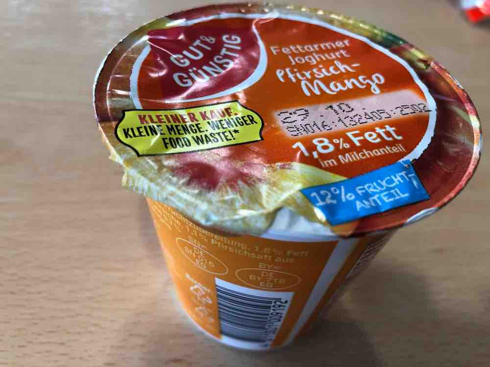 Fettarmer Joghurt Pfirsich-Mango, 1,8% Fett von Rummel | Hochgeladen von: Rummel