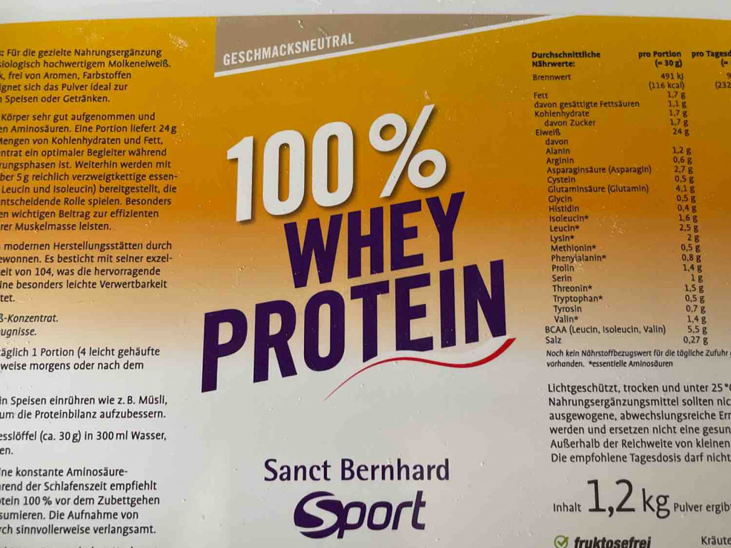 100% Whey Protein von sc74 | Hochgeladen von: sc74