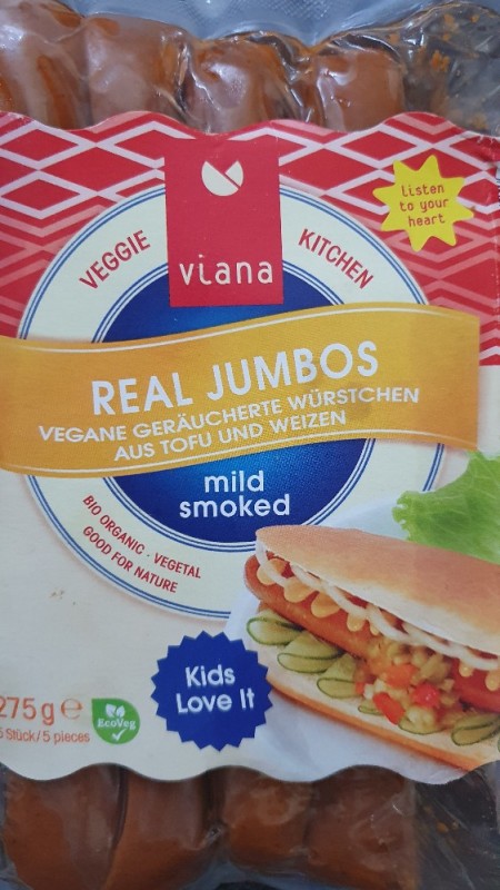 Real Jumbos mild smoked veggie hot dogs von NHorn | Hochgeladen von: NHorn