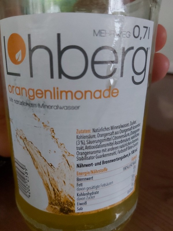 Lohberg Orangenlimonade, mit natürlichem Mineralwasser von Rolli | Hochgeladen von: Rolli88
