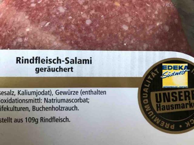 Rindfleisch-Salami, geräuchert von panoramastitcher | Hochgeladen von: panoramastitcher