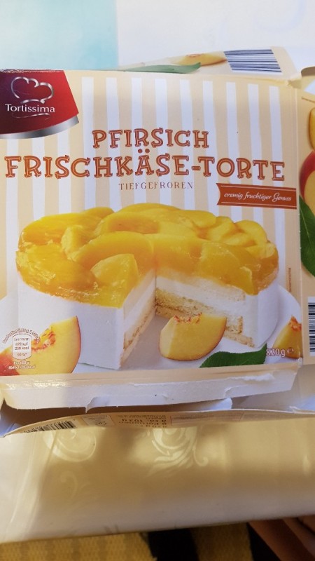 Pfrsich-Frischkäsetorte Tortissima von Knbbelchen | Hochgeladen von: Knbbelchen