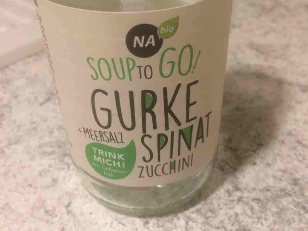 Bio Gurkensuppe To Go, Spinat, Zucchini und Meersalz von relise | Hochgeladen von: relise