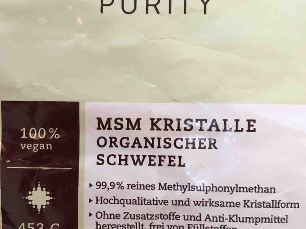 MSM Kristalle, organischer Schwefel von michalotte | Hochgeladen von: michalotte