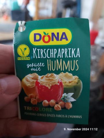 Kirschpaprika gefüllt mit Himmus von Ph.Hurni | Hochgeladen von: Ph.Hurni