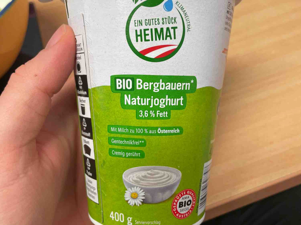 BIO Bergbauern Naturjoghurt, 3,6% Fett von SandroKing15 | Hochgeladen von: SandroKing15