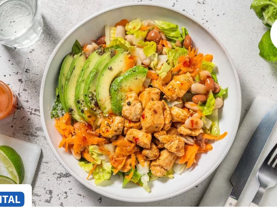 Smokey Hähnchenfilet auf knackigem Salat, Mit Karotte und süßem | Hochgeladen von: BiancaSeidl Smokey Hähnchenfilet auf knackigem Salat, Mit Karotte und süßem | Hochgeladen von: BiancaSeidl