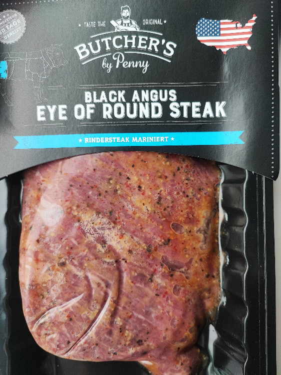 Butchers Black angus eye of round Steak, Rindersteak mariniert  | Hochgeladen von: Umi