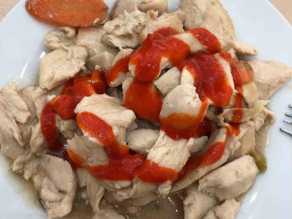 Hühnerfleisch gekocht, Huhn von Pitweimar | Hochgeladen von: Pitweimar
