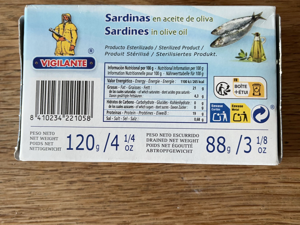 Sardinas, en aceite de Olivia von Immofix | Hochgeladen von: Immofix Sardinas, en aceite de Olivia von Immofix | Hochgeladen von: Immofix