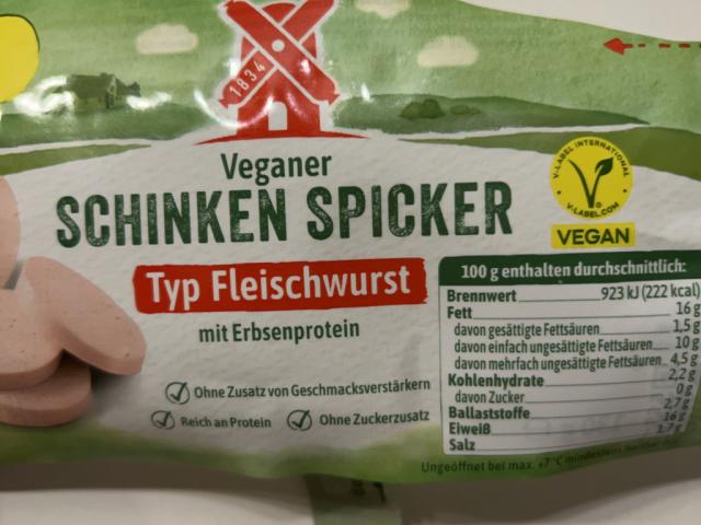 Veganer Schinken Spicker, Typ Fleischwurst by Rizzen | Uploaded by: Rizzen