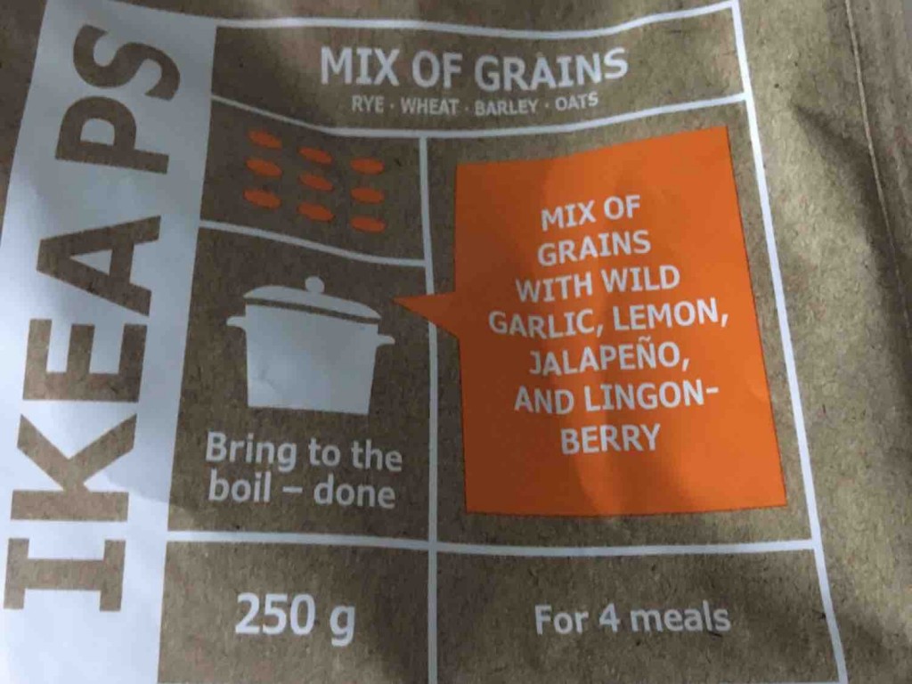 Ikea Mix Of Grains Rye Wheat Barley Oats Kalorien Getreideprodukte Fddb