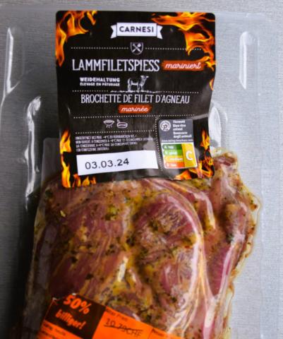 Lammfiletspiess mariniert, Garnesi, Lidl | Hochgeladen von: aoesch