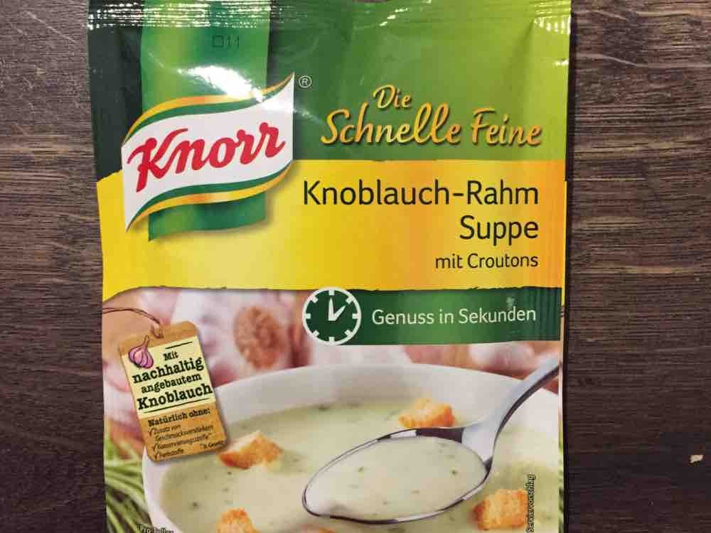 Die schnelle Feine, Knoblauch-Rahm Suppe mit Croutons von sonic8 | Hochgeladen von: sonic84