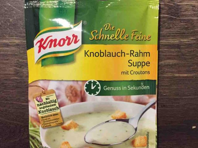 Die schnelle Feine, Knoblauch-Rahm Suppe mit Croutons von sonic8 | Hochgeladen von: sonic84