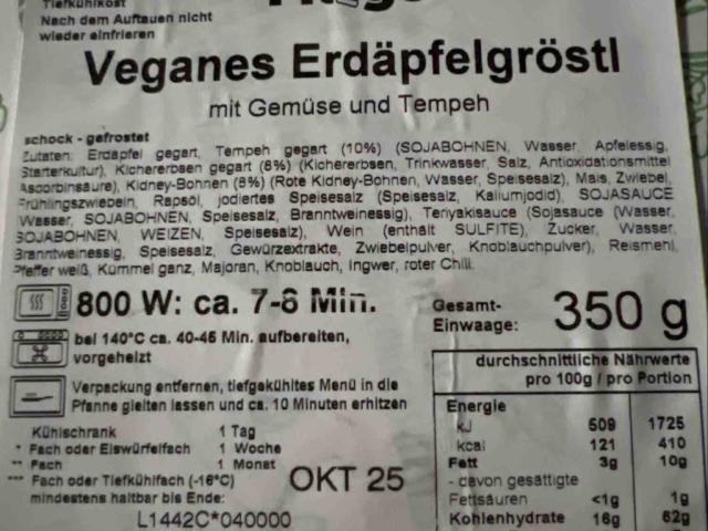 Veganes Erdäpfelgröstl, Sojasauce von gegra | Hochgeladen von: gegra